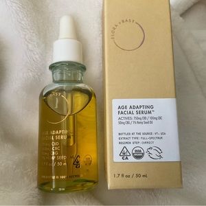 Flora + Bast AGE ADAPTING FACIAL SERUM 1.7 Oz / 50 ml new large full size